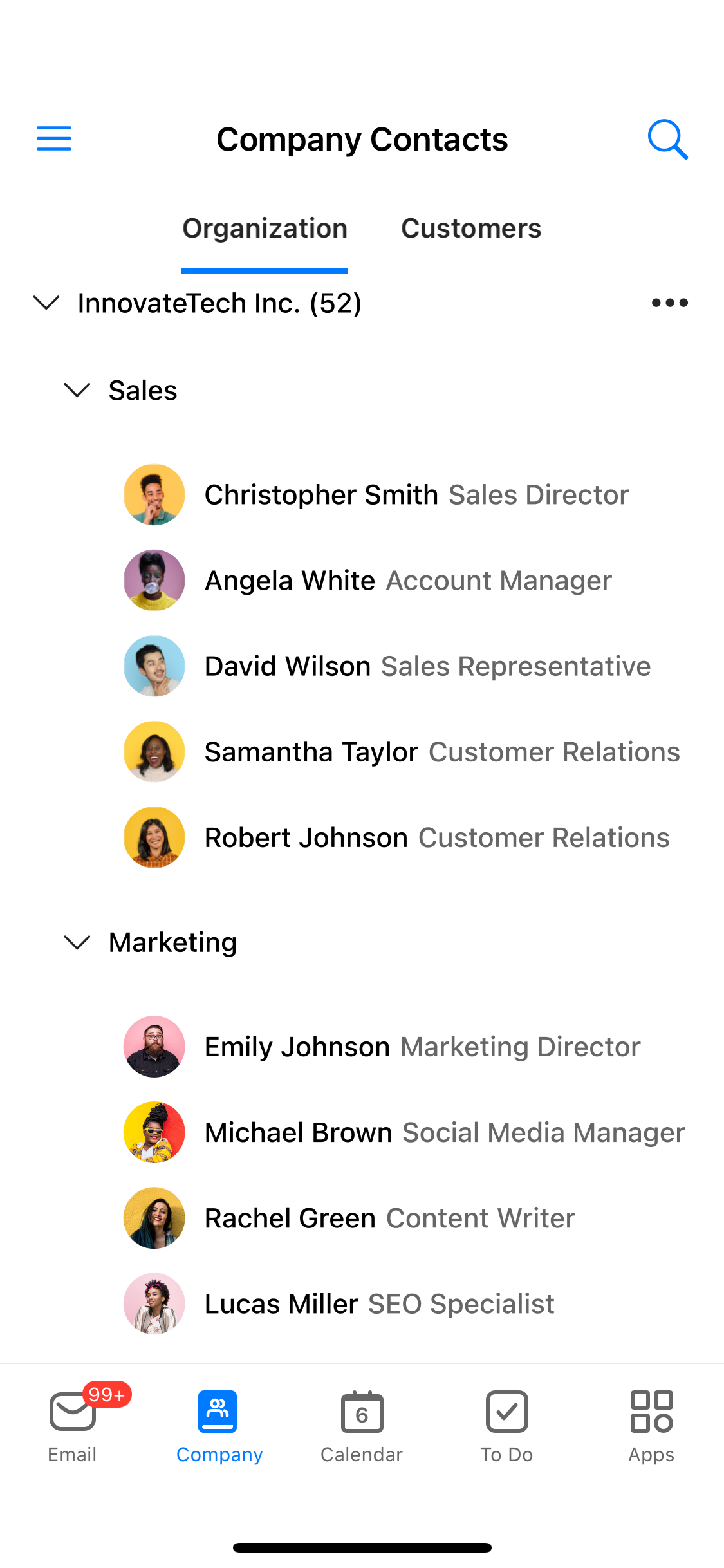 screen-shared contact